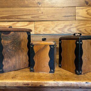 Antique Wooden Boxes